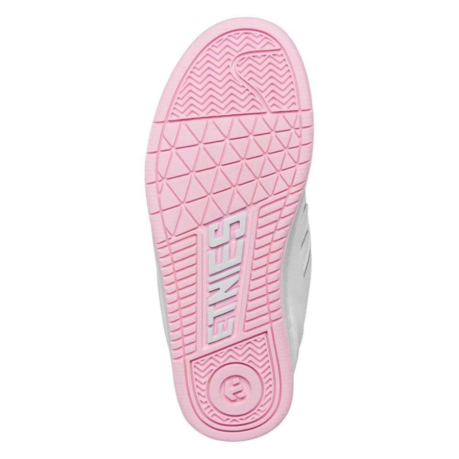 【並行輸入品】etnies Women's Callicut Skate Shoe， White/Pink， 8.5_3