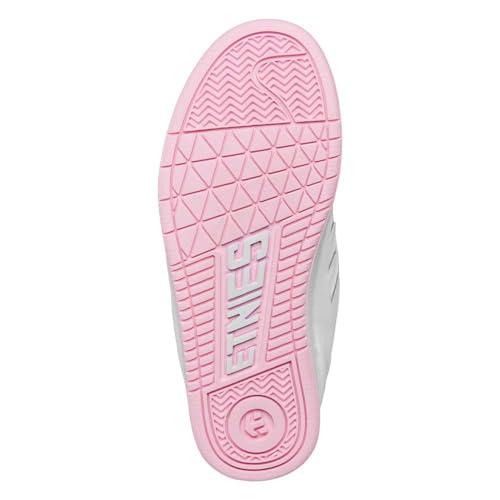 【並行輸入品】etnies Women's Callicut Skate Shoe， White/Pink， 8.5_4
