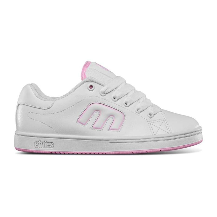 【並行輸入品】etnies Women's Callicut Skate Shoe， White/Pink， 8.5_6