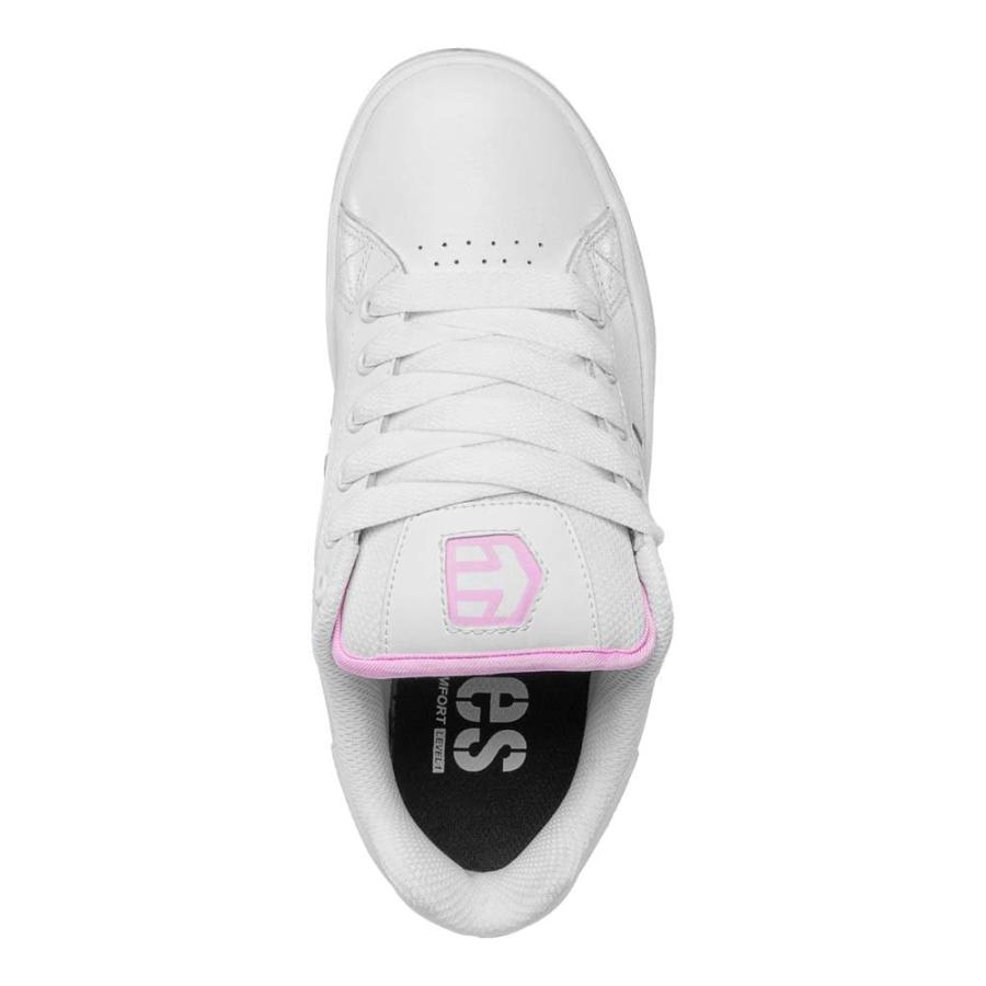 【並行輸入品】etnies Women's Callicut Skate Shoe， White/Pink， 8.5_9