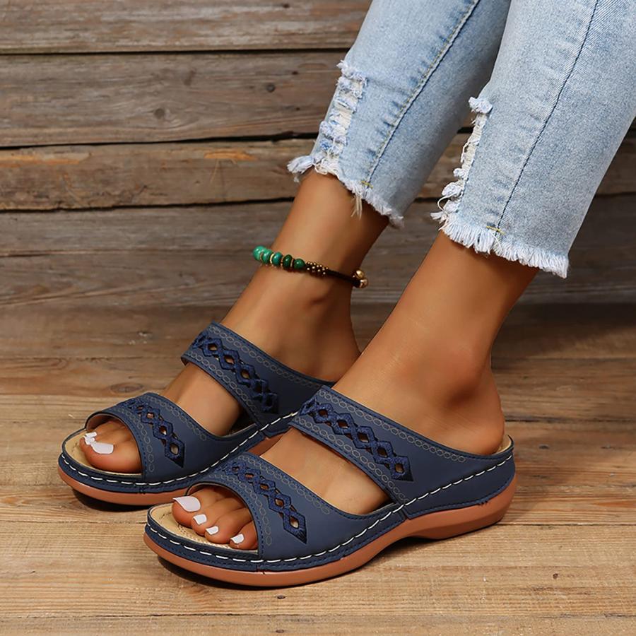【並行輸入品】Rvidbe Summer Sandals for Women 2023 Strappy, Women Slippers Sizの画像