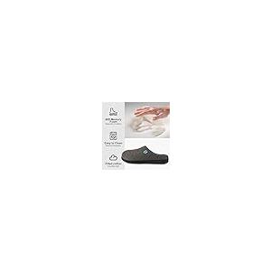 【並行輸入品】LongBay Men's Two Tone Slip On Slippers Memory Foam Comfy House_8