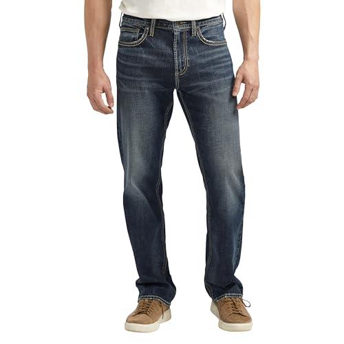 【並行輸入品】Silver Jeans Co. Men's Grayson Classic Fit Straight Leg Jeans， D_1