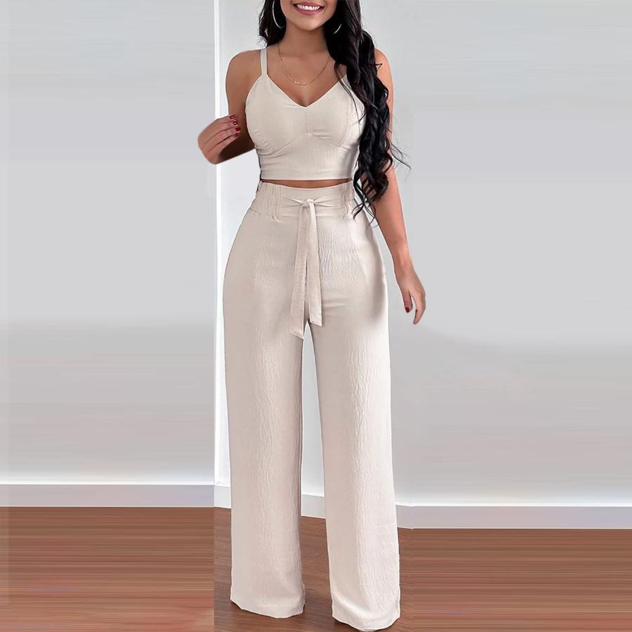 【並行輸入品】hlysgo Womens Clothes Clearance Women's 2 Piece Outfits Deep V N