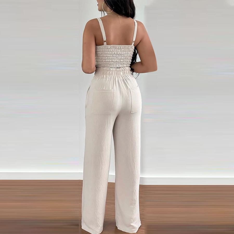 【並行輸入品】hlysgo Womens Clothes Clearance Women's 2 Piece Outfits Deep V N