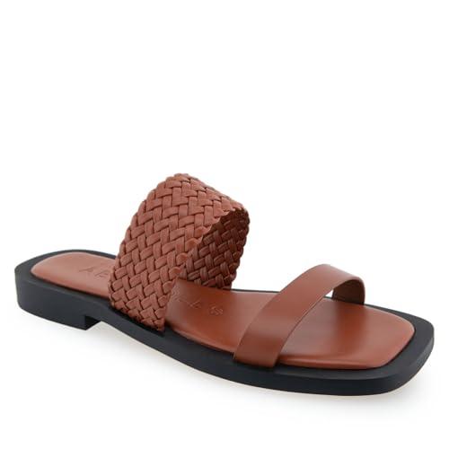 【並行輸入品】Aerosoles レディース St.Lukes スライドサンダル, ジンジャーブレッドPu。, 9.5 Aerosoles Wo_4
