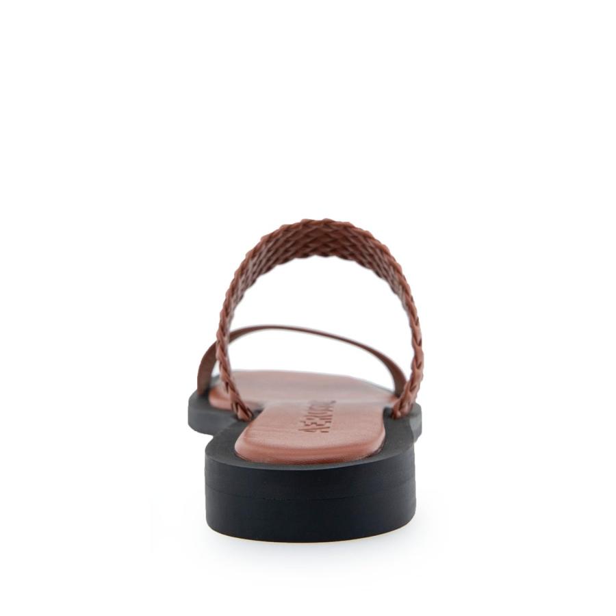 【並行輸入品】Aerosoles レディース St.Lukes スライドサンダル, ジンジャーブレッドPu。, 9.5 Aerosoles Wo_6
