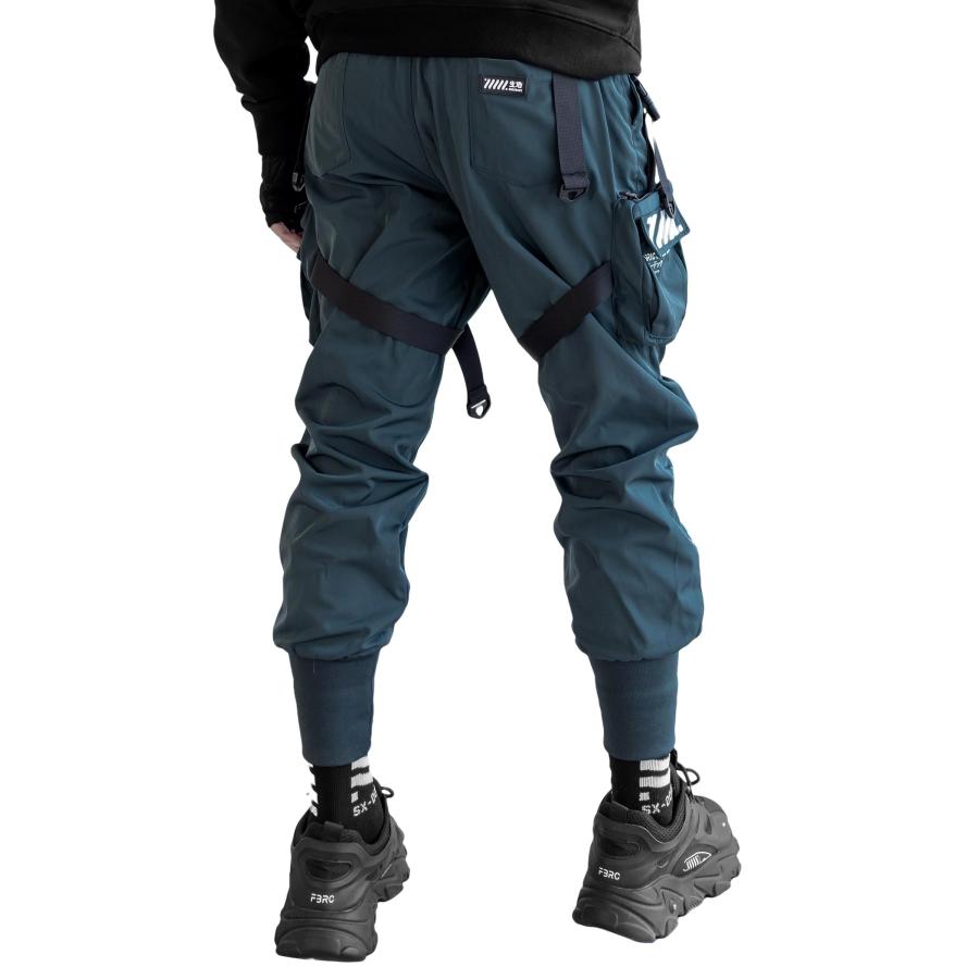 【並行輸入品】Fabric of the Universe Techwear Fashion Cargo Jogger Pants (Darkの画像