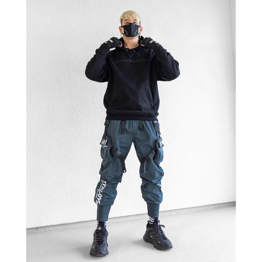 【並行輸入品】Fabric of the Universe Techwear Fashion Cargo Jogger Pants (Darkの画像