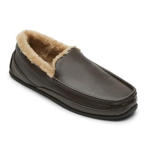 【並行輸入品】Rockport Mens Warwick Slipper Brown 8Mの画像