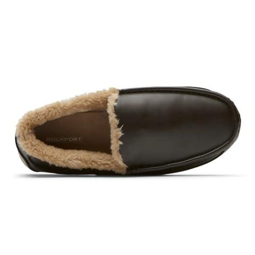 【並行輸入品】Rockport Mens Warwick Slipper Brown 8Mの画像