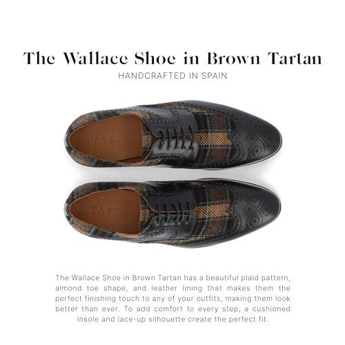 【並行輸入品】TAFT Mens Wallace Genuine Leather and Wool Lace up Brogue Wingtiの画像