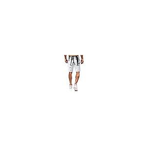 【並行輸入品】below The knee cargo shorts mens white pants casual mens relaxed_5