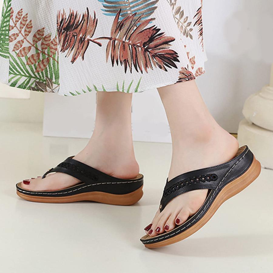 【並行輸入品】Arch Support Slippers Women Wide Orthopedic Womens Work Dress Shの画像