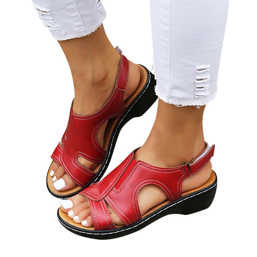 【並行輸入品】Arch Support Slippers Booties Women Leather Walking Sandals forの画像