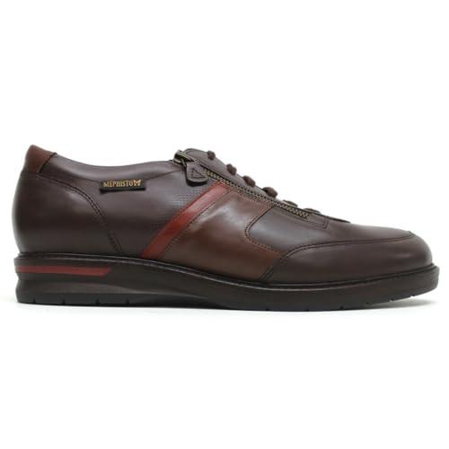 【並行輸入品】Mephisto Mens Fabian Full Grain Leather Dark Brown Shoes 8 USの画像