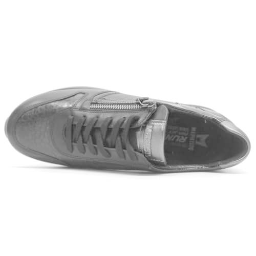 【並行輸入品】Mephisto Womens Kim Leather Black Mix Trainers 8.5 USの画像