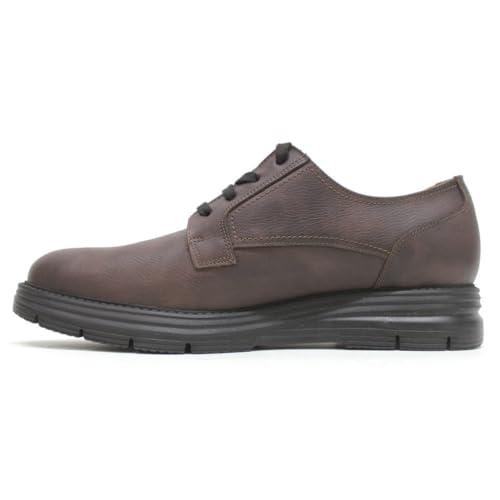 【並行輸入品】Mephisto Mens Cedrik Full Grain Leather Dark Brown Shoes 8 USの画像