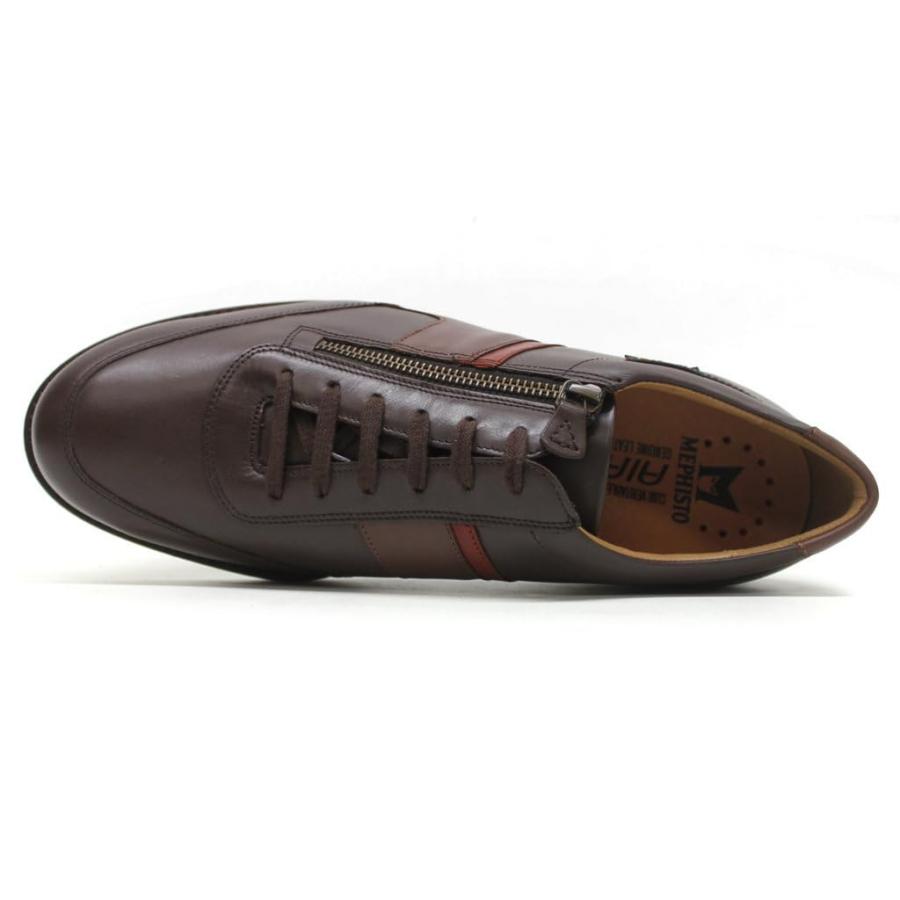 【並行輸入品】Mephisto Mens Fabian Full Grain Leather Dark Brown Shoes 7.5 USの画像