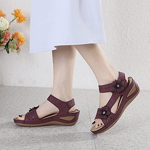 【並行輸入品】SBGMoSJ Best Orthopedic Open Toe Slippers for Women Orthotics Saの画像