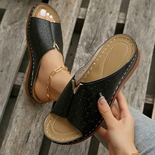 【並行輸入品】Slippers for Women Indoor and Outdoor Arch Support Women Summerの画像