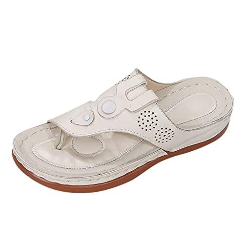 【並行輸入品】Arch Support Sandals Women's Walking Comfort Sandals Best Flip Fの画像