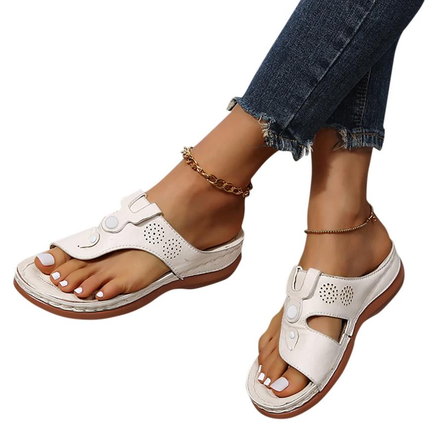 【並行輸入品】Arch Support Sandals Women's Walking Comfort Sandals Best Flip Fの画像