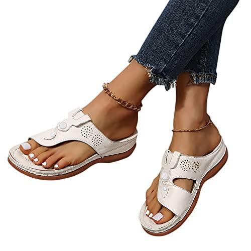 【並行輸入品】Arch Support Sandals Women's Walking Comfort Sandals Best Flip Fの画像