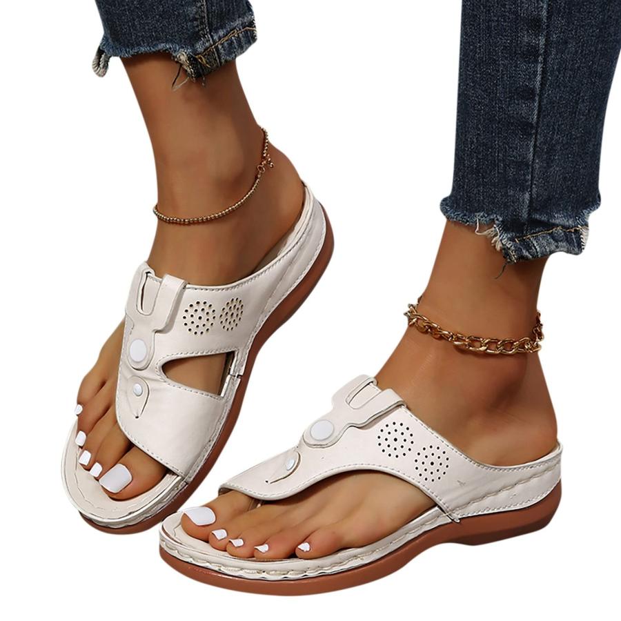 【並行輸入品】Arch Support Sandals Women's Walking Comfort Sandals Best Flip Fの画像