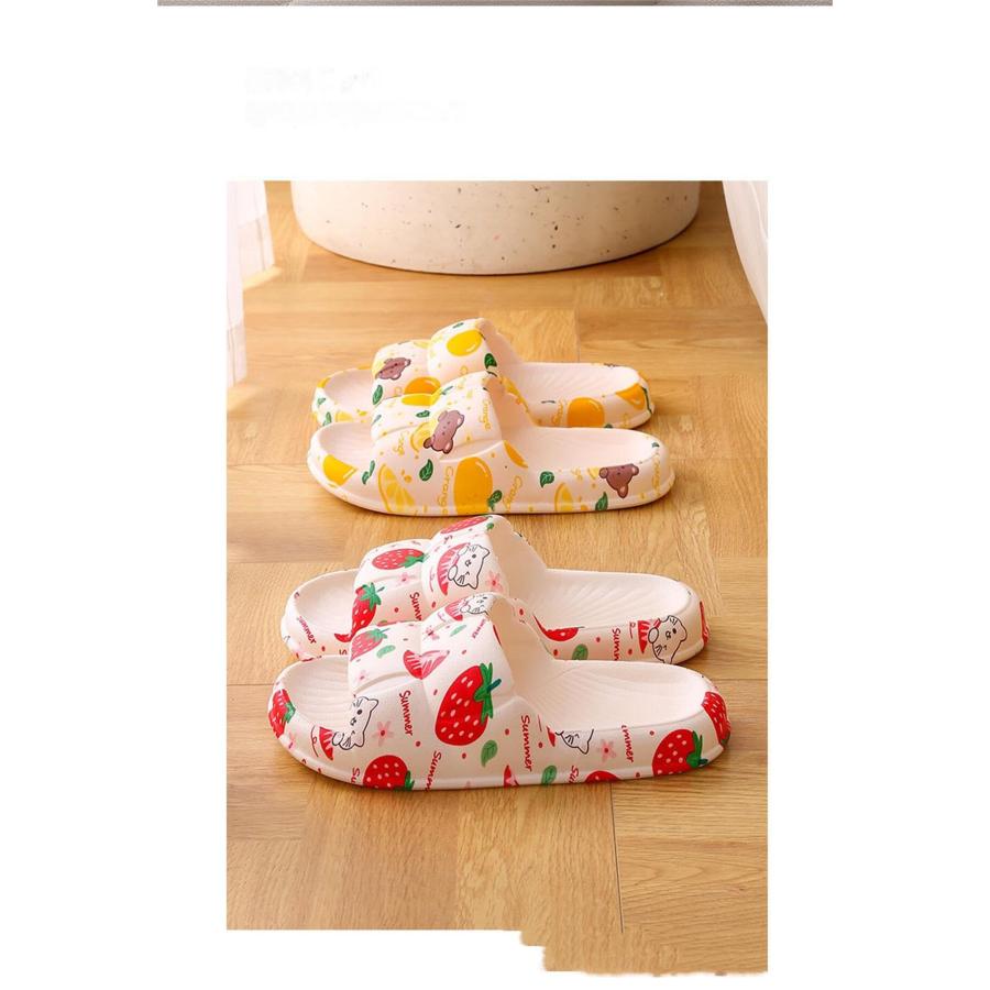 【並行輸入品】Fruit Cartoon Slippers Sandals Women Non Slip   Outdoor \u0026 Indoorの画像