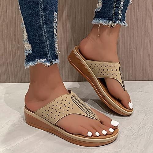 【並行輸入品】SBGMoSJ Orthopedic Slippers for Women Womens Black Dress Shoes Lの画像