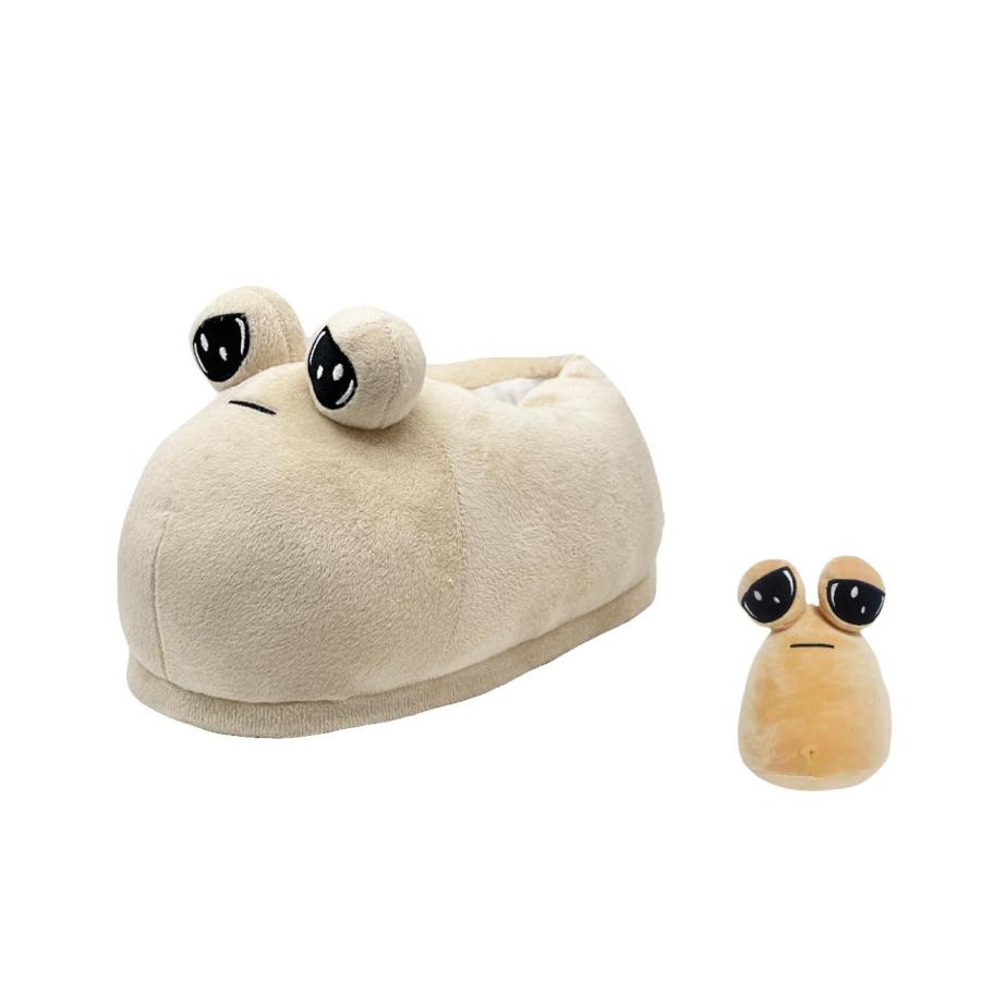 並行輸入品】Fantasyer Sad Pou ぬいぐるみ スリッパ 女性 POU付き