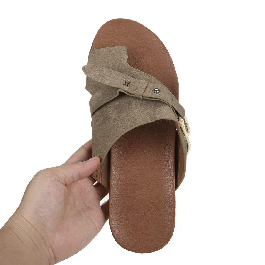【並行輸入品】SBGMoSJ Orthopedic Slippers for Women Open Toe Silver Dressy Sanの画像