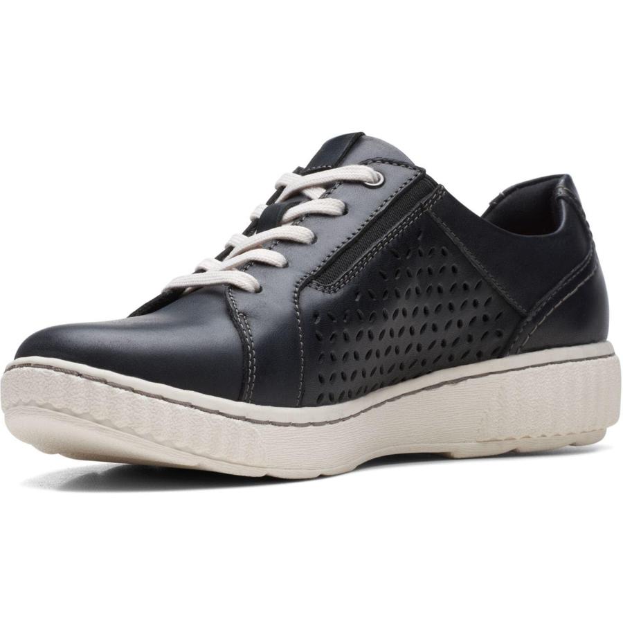 【並行輸入品】Clarks Womens Caroline Ella Shoes， Color Black Leather， Size:_9