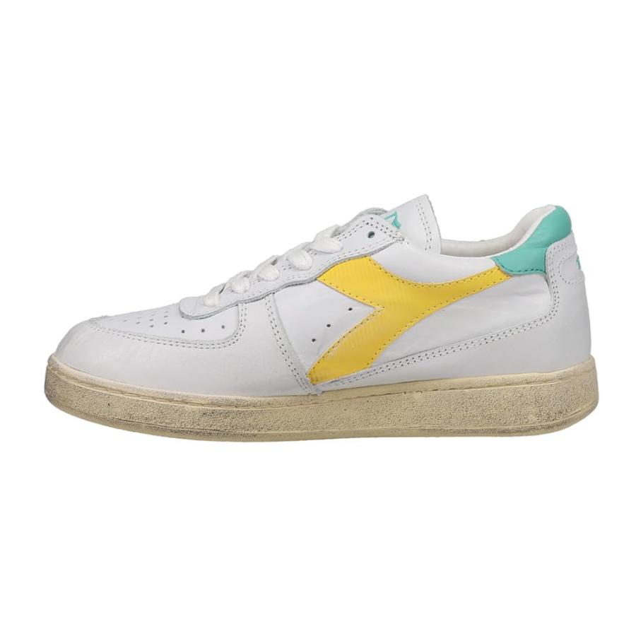 並行輸入品】Diadora Mens Mi Basket Low Used Lace Up Sneakers Shoes