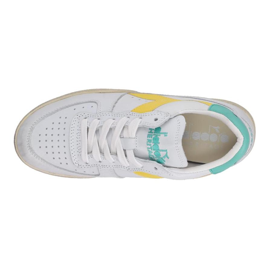 並行輸入品】Diadora Mens Mi Basket Low Used Lace Up Sneakers Shoes