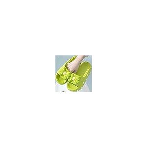 【並行輸入品】Bow Preppy Slippers Cute Home Bathroom Slippers Indoor Slippersの画像
