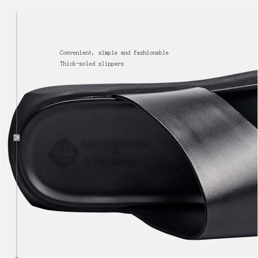 【並行輸入品】Men Summer Outdoor Beach Leather Slip on Bunion Corrector Sandal_6