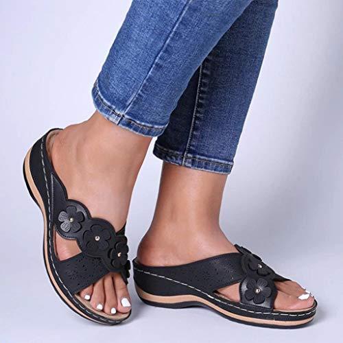 【並行輸入品】Arch Support Slippers Women Closed Back Comfortable Dressy Sandaの画像