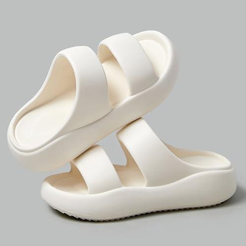 【並行輸入品】8QIDA Sandals for Women and Men with Non Slip on Basic Plain Sliの画像