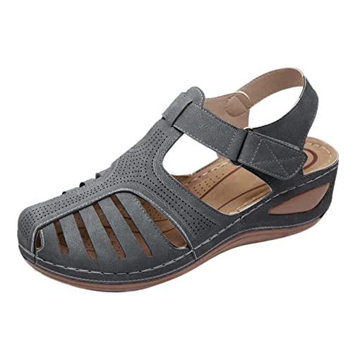 【並行輸入品】SBGMoSJ Orthopedic Flats for Women 2024 Sandals Women Dressy Sumの画像
