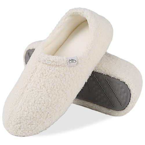 【並行輸入品】Gohom Ladies' Fuzzy Slippers with Non Slip Sole, Comfy Shoes forの画像