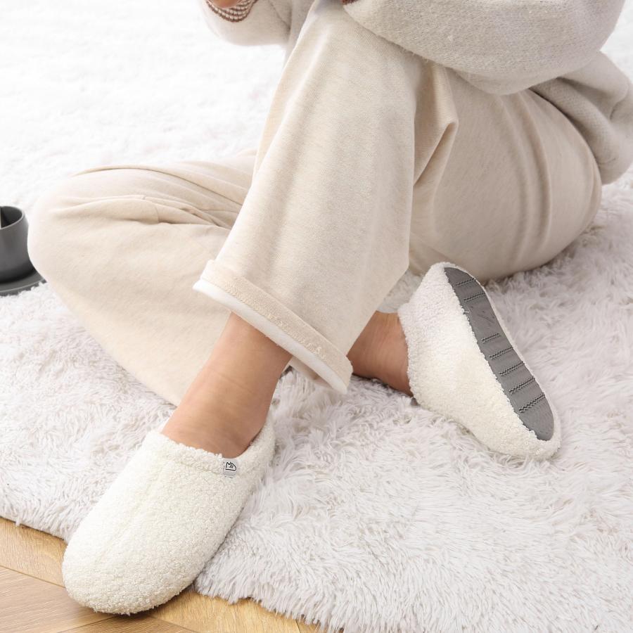 【並行輸入品】Gohom Ladies' Fuzzy Slippers with Non Slip Sole, Comfy Shoes forの画像