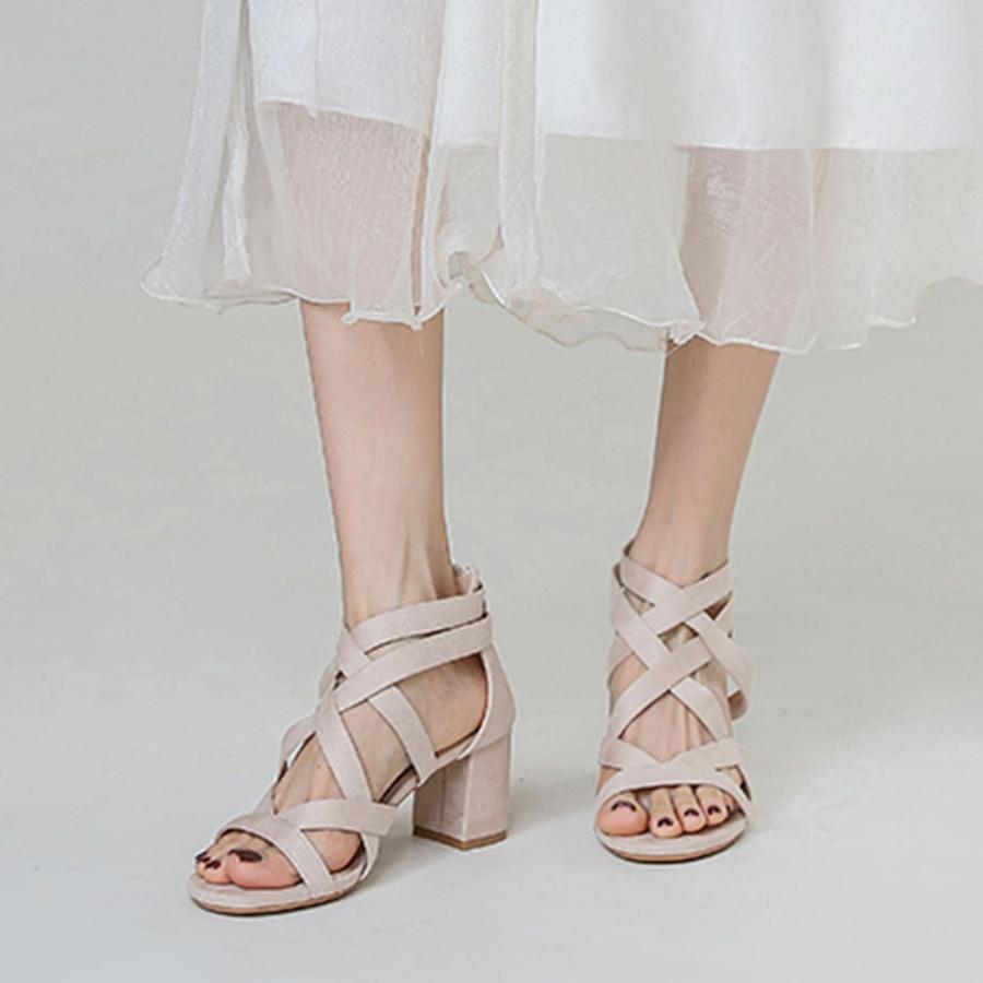 【並行輸入品】generic Women's Casual Strappy Sandal Soft Ankle Strap Dress Shoの画像