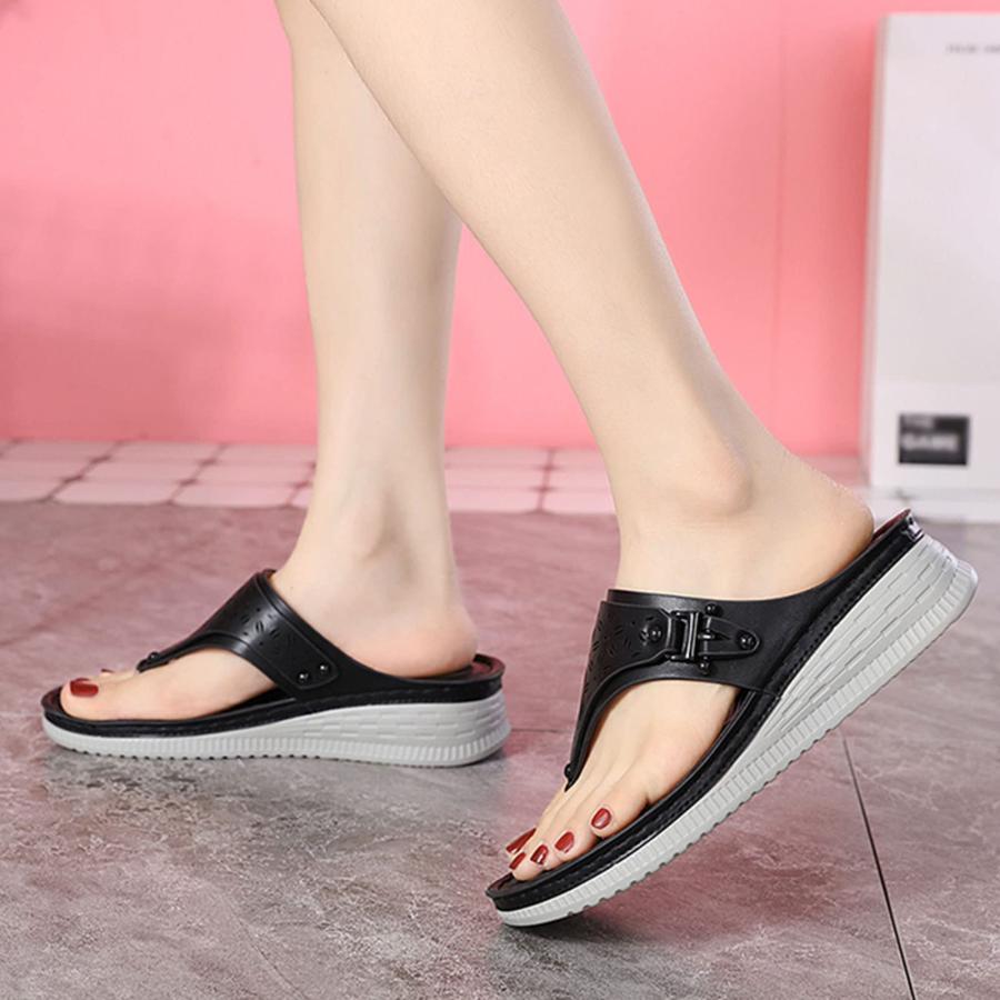 【並行輸入品】Orthopedic Slippers Women Women Sandals Summer Womens Comfy Sandの画像