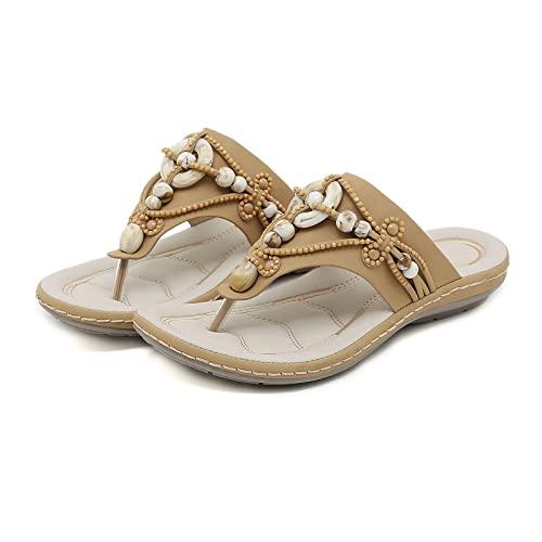 【並行輸入品】Slippers for Women Plantar Fasciitis Dressy Orthopedic Shoes Womの画像
