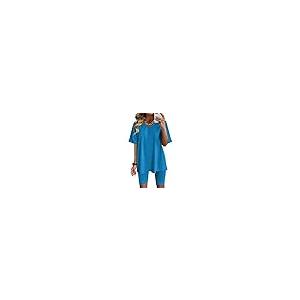 【並行輸入品】Lainuyoah 2 Piece Lounge Set Women Plus Size Short Sleeve V Neck_5