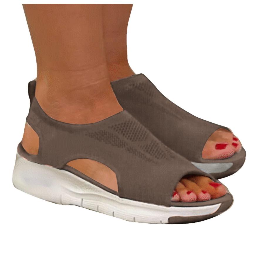 【並行輸入品】Arch Support Slippers Booties Women Wedge Sandals for Women Dresの画像