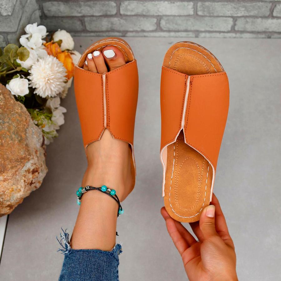 【並行輸入品】Baimiu Platform Sandals Women Orthopedic Slip On Slide Slippersの画像