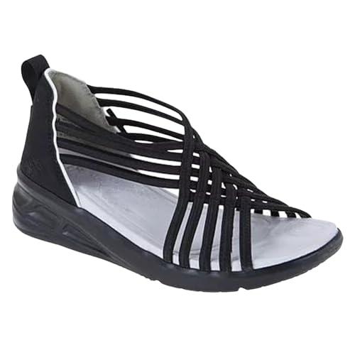 【並行輸入品】Baimiu Gladiator Sandals for Women Multi Strap Platform Wedges Wの画像